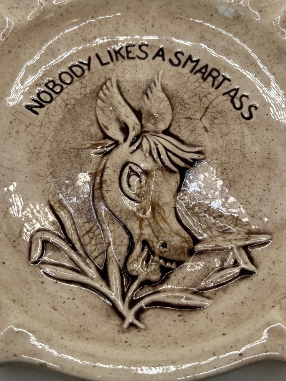 Holland Mold "Nobody Likes a Smartass" Ashtray - Picture 3 of 5